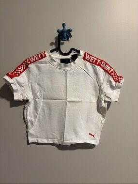 Puma cropped t-shirt size 0